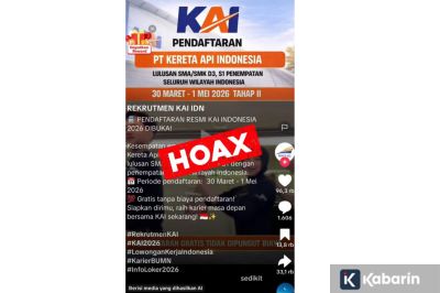 KAI Ingatkan Masyarakat Hati-hati terhadap Rekrutmen Palsu di Media Sosial