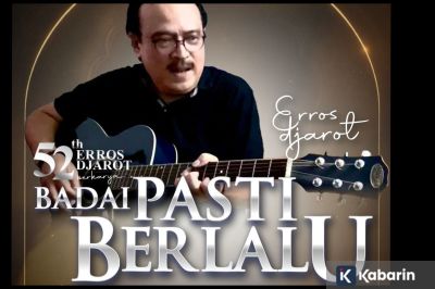 Erros Djarot Siap Rayakan 52 Tahun Berkarya Lewat Konser "Badai Pasti Berlalu"