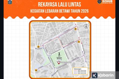 Ada Lebaran Betawi, Lalu Lintas Sekitar Banteng Berubah