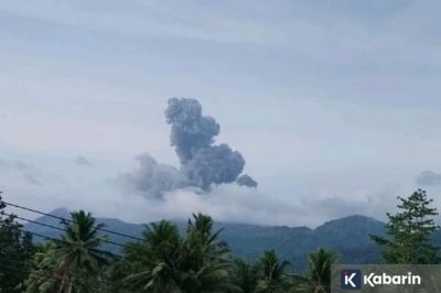 Gunung Dukono Erupsi Lagi, Abu Vulkanik Mencapai 1.200 Meter
