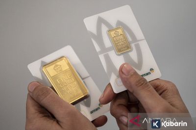 Harga Emas Antam Turun Rp18.000 Jadi Rp2,655 Juta per Gram, Buyback Ikut Melemah