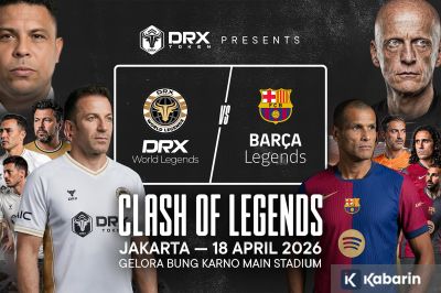 Clash of Legends Dekatkan Penggemar dan Legenda Sepak Bola Dunia