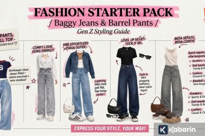 Tren Baggy dan Barel Jeans Meningkat, Begini Cara Padu Padannya 