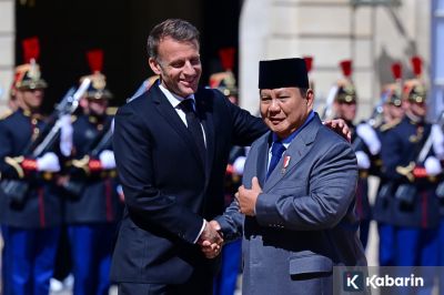 Prabowo Bertemu Macron di Paris, Bahas Kerja Sama hingga Perdamaian Dunia