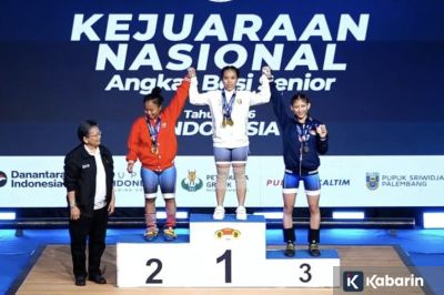 Lampung Borong Lima Emas pada Hari Pertama Kejurnas Angkat Besi 2026