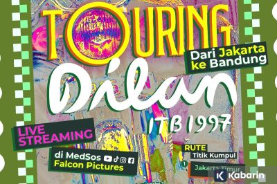 Falcon Pictures Gelar Touring Motor “Dilan ITB 1997” dari Jakarta ke Bandung