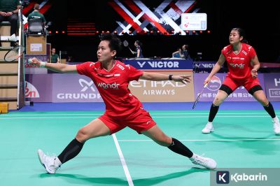 Fadia/Tiwi Gagal Manfaatkan Momentum, Indonesia Imbang 1-1 Lawan Taiwan