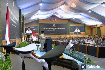 Seskab Ungkap Isi Taklimat Presiden di Apel Dansat TNI Unhan