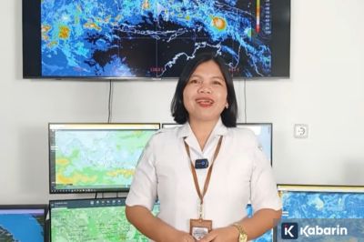 BMKG: Sebagian Besar Kota Besar Berpotensi Hujan Ringan pada Rabu