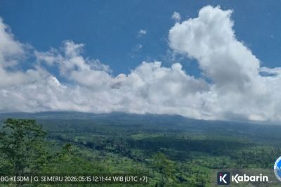 Semeru Erupsi Siang Ini, Aktivitas Warga Dibatasi