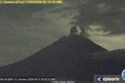 Gunung Semeru Masih Berstatus Siaga, Aktivitas Vulkanik Tergolong Tinggi