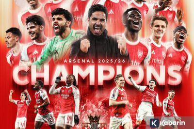 Arsenal Pastikan Gelar Liga Inggris 2025/2026, Parade Juara Digelar 31 Mei