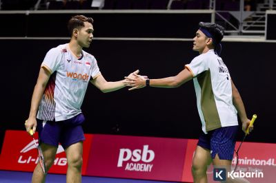 Fajar/Fikri Melaju ke Perempat Final Singapore Open 2026 Usai Tekuk Ganda Denmark