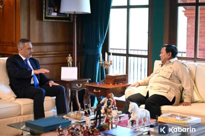 Prabowo Terima Menlu Turkiye, Bahas Upaya Jaga Stabilitas Timur Tengah