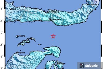 Gempa Magnitudo 5,4 Guncang Banggai Sulteng pada Jumat Pagi