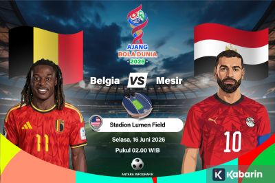 Belgia vs Mesir Jadi Laga Panas Pembuka Grup G Piala Dunia 2026