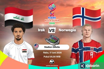 Norwegia Bantai Irak 4-1, Haaland Cetak Brace pada Debut Piala Dunia