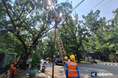 Kabel di Jalan Lauser Jaksel Dicopot Imbas Kecelakaan Siswi SMAN 6