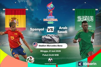 Spanyol Pesta Gol 4-0 atas Arab Saudi di Piala Dunia 2026