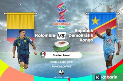 Susunan Pemain Kolombia vs RD Kongo: Diaz dan Wissa Jadi Andalan Utama