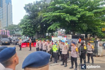 3.761 Personel Gabungan Amankan Aksi Unjuk Rasa di Jakarta Pusat