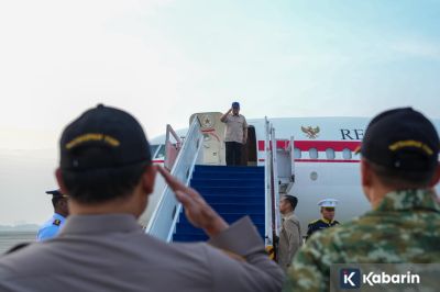 Prabowo Bertolak ke Gorontalo Hadiri Pekan Nasional Petani dan Nelayan