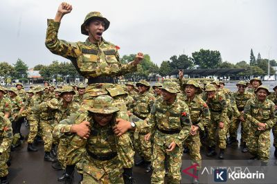 Peserta Latsarmil SPPI Terlambat Apel Bisa Dihukum Push Up