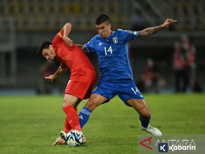 Italia menang 2-0 atas Moldova, sekaligus jaga asa lolos Piala Dunia
