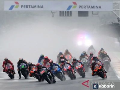 Alex Marquez melesat untuk rebut pole position MotoGP Catalunya 2025