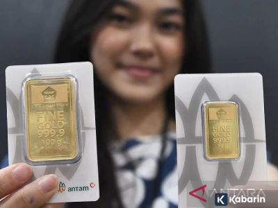 Emas Antam Rabu ini lagi naik, tembus Rp2,367 juta per gram