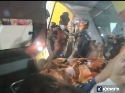 Jenazah 8 korban heli jatuh dibawa ke forensik Polda Kalsel