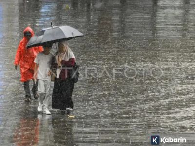Prediksi cuaca hari ini menurut BMKG: Kota-kota besar umumnya diguyur hujan