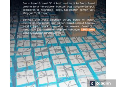 Pemprov DKI beri bantuan ke korban kebakaran Tamansari