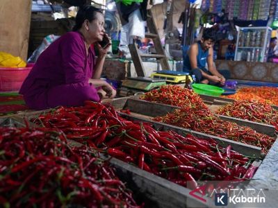 Harga beras medium turun Rp13.565/kg, cabai rawit ikut nyusul Rp46.153/kg