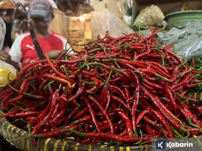 Harga cabe rawit turun, tapi bawang merah naik
