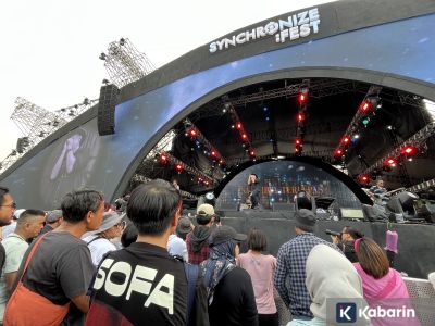 Padi buka hari terakhir Synchronize Fest 2025 dengan lagu 90an & 2000an awal