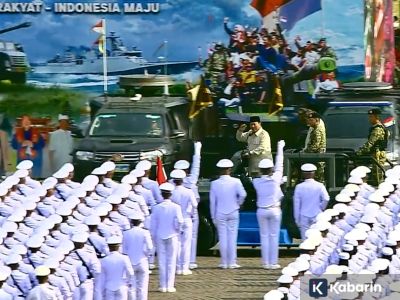 HUT ke-80 TNI di Monas, Prabowo tegaskan TNI harus ikuti perkembangan zaman