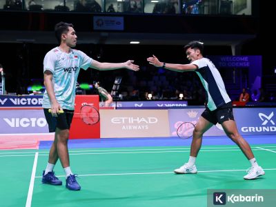 Fajar dan Fikri siap hadapi ganda putra Inggris di Denmark Open 2025