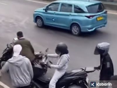 Debt Collector intimidasi pengendara wanita di Kalideres