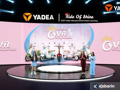 Yadea luncurkan OVA, sepeda listrik stylish yang nyaman untuk perempuan aktif