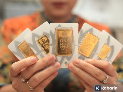 Harga emas Antam Jumat ini naik Rp42 ribu jadi Rp2,305 juta per gram