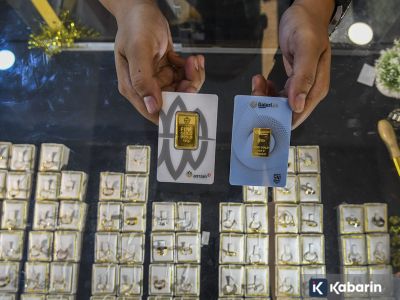 Harga emas UBS dan Galeri24 di Pegadaian naik pada Jumat ini