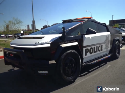 Polisi Las Vegas kini patroli pakai tesla Cybertruck Futuristik