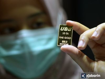 Daftar harga emas UBS dan Galeri24 di Pegadaian hari ini kompak turun