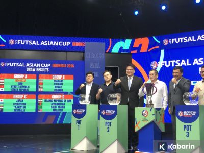 Indonesia satu grup dengan Irak dan Korsel dalam Piala Asia Futsal 2026