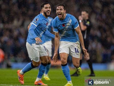 Klasemen Premier League pekan ke-11: City bayangi Arsenal di papan atas