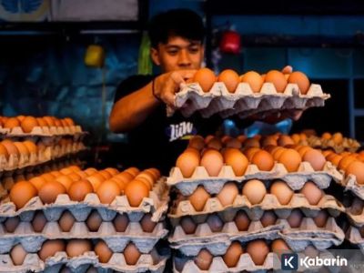 Daftar harga bahan pokok terbaru: cabai rawit Rp41.950/kg, telur Rp31.500/kg