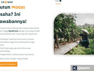 OJK cabut izin Crowde, startup fintech pertanian ini resmi tutup