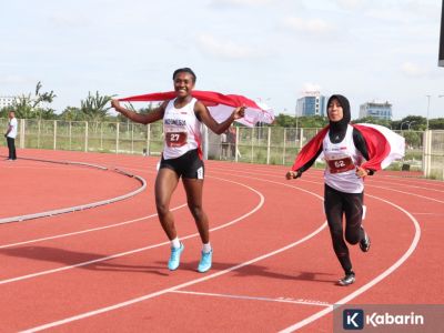 Indonesia panen mendali emas di hari kedua kejuaraan atletik Asia Tenggara 2025
