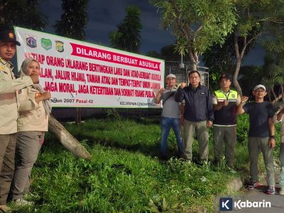 Satpol PP awasi Taman Daan Mogot yang dijadikan tempat prostitusi sesama jenis
